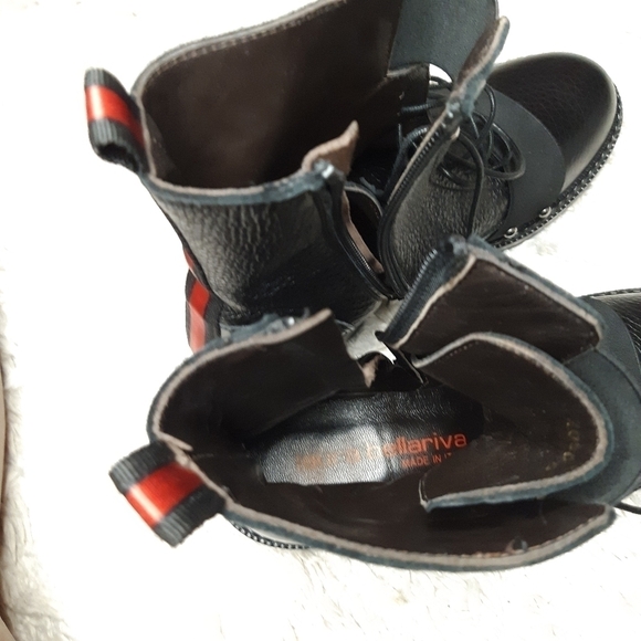 LAURA bellariva leather combat boots - Picture 6 of 14